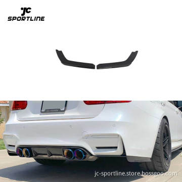 Carbon Fiber Rear Splitters for BMW F83 F82 M4 F80 M3 2014-2019